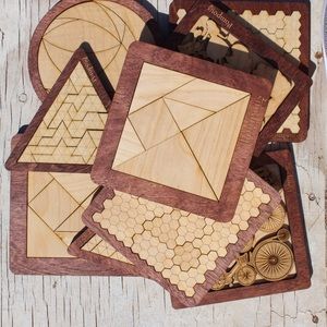 Wooden puzzle for adults
